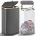 Laundry hamper with lid, 105L Hampers for Laundry with Lid & Handle, Collapsible Laundry basket with Removable Inner Bag