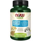 NOW Pet Health Pet Glucose Metabolic Support Formulated for Dogs NASC Certified 90 Chewable Tablets