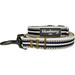 Blueberry Pet 3M Reflective Multi-Colored Stripe Dog Leash with Soft & Comfortable Handle 5 ft x 3/4 Olive & Blue-Gray Medium Leashes for Dogs