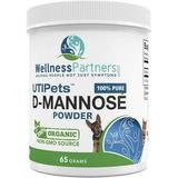 WellnessPartners UTI Pets Pure D-Mannose Non GMO Organic Source Powder 65gram jar