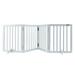 VEVOR Free Standing Dog Gate Freestanding Pet Gate for Wide and Narrow Passageways 80.3