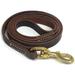 YOOGAO Pet Genuine Leather Dog Training Leash. 4/6 ft Length 3/5 inch Width for Medium and Large Dogs.(6 feet)