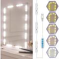 selfila Led Vanity Mirror Lights Kit 5 Color Hollywood Style Vanity Make Up Light 11ft with Dimmable Color and Brightness Lighting Fixture Strip for Table & Bathroom Mirror Mirror Not Included