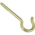 National Hardware N192-286 V2041 Ceiling Hooks - Solid Brass in Solid Brass 3 pack