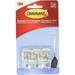 Command Small Clear Wire Hooks with Clear Strips 3 ea (2 Pack)