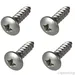 Truss Head Sheet Metal Screws 316 Stainless Steel Marine #6 X 1/4 Qty 100