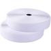Sew on Hook and Loop Tape 3/4 Inch Width Non-Adhesive Sticky Back Sewing Fastening Tape Nylon Fabric Fastener Interlocking Tape Sewing Fasteners for Sewing DIY Crafts (White 16.4FT)