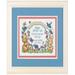 Dimensions 06802 God Gave Us Counted Cross Stitch Birth Record Kit 14 Count White Aida 7 W x 5 H