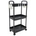 Storage Shelf Bathroom Trolley Rack Utility Cart Storage for Bedroom Storage Cart Cart with Wheels