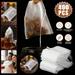 400X Tea Bag Disposable Drawstring Flip Empty Teabags Herb Loose Tea Filter Gift