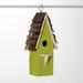 Sullivans 14.25 Green Copper Roof Birdhouse Wood