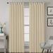 Kotton Culture Tab Top Semi Blackout Curtains Thermal Insulated Room Darkening Window Treatment Panels for Living Room Patio Door Bedroom (2 Panels 52x95 Beige)