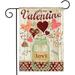 Briarwood Lane Lovely Hearts Valentine Garden Flag - 12 x18 - Heart Garden Flag - Valentines Garden Flag For Outside - Valentine Day Flag - Valentines Day Garden Flag - February Garden Flag