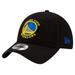 Men's New Era Black Golden State Warriors Team 2.0 9TWENTY Adjustable Hat