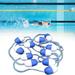 Mdesiwst Safety Rope Line Useful Wear-resistant Portable 5m Swimming Pool Safety Divider Rope for Daily Life