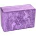 Hugger Mugger 4 in. Foam Yoga Block - Strong and Stable Beveled Edges for Comfort Most Favored Block Size Helps with Alignment and Support in Many Poses