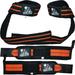 Wrist Wraps + Lifting Straps Bundle (2 Pairs) for Weightlifting Cross Training Workout Gym Powerlifting Bodybuilding - Support for Men/Women Avoid Injury During Weight Lifting