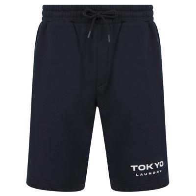 Jogger Shorts Figure Motif Brushback Fleece Jogger Shorts in Sky Captain Navy / M - Tokyo Laundry