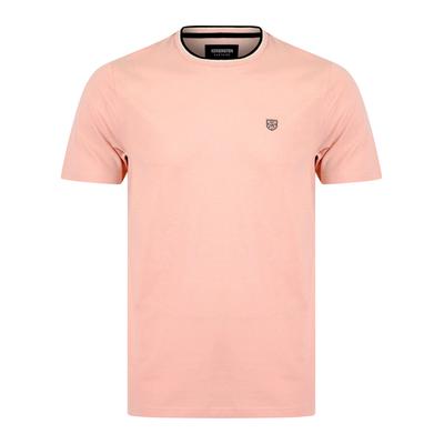 T-Shirts Westport Cotton Jersey Crew Neck Ringer T-Shirt in Rose Shadow - Kensington Eastside / M - Tokyo Laundry