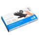 MantraRaj 100pk Disposable Nitrile Gloves Black Latex Free Disposable Gloves Powder Free Suitable for Automotive, Cleaning and Industrial Tattoo Artis