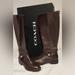 Coach Shoes | Coach 'Essex' Brown Leather Riding Boots | Color: Brown | Size: 7.5