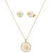 Kate Spade Jewelry | Kate Spade Pearls On Pearls Necklace & Earrings Jewelry Set | Color: Gold/White | Size: Os