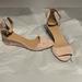 J. Crew Shoes | J Crew Wedges Nwot Beautiful Blush Colored. Never Worn. Scuff On Heel | Color: Pink/Tan | Size: 8.5