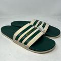 Adidas Shoes | Adidas Adilette Comfort Slide Sandals Mens Size Us 18 Nwt | Color: Cream/Green | Size: 18