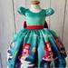Disney Dresses | Little Mermaid Dress For Girls Size 4t New La Sirenita | Color: Green/White | Size: 4g