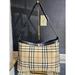Burberry Bags | Burberry Vintage Nova Check Shoulder Bag | Color: Black/Cream | Size: Os