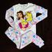 Disney Pajamas | Disney Princess Longe Sleeve Pj Set Belle, Aurora, Cinderella Ch 12 | Color: Purple/White | Size: 12g