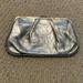 J. Crew Bags | J. Crew Silver Leather Clutch | Color: Silver | Size: Os