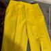 Gucci Pants & Jumpsuits | Gucci Yellow Wool/Polyester Dress Pants In New Like Condition, Size 8 (50) | Color: Yellow | Size: 8
