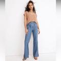 Madewell Pants & Jumpsuits | Madewell Denim Pull-On Loose Flare Pants | Color: Blue | Size: Xxl