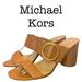 Michael Kors Shoes | New Michael Kors Estella Pump Sandals Size 10 | Color: Brown/Tan | Size: 10