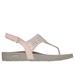 Skechers Women's Arch Fit Meditation - Pixie Sandals | Size 7.0 | Light Pink | Synthetic | Vegan
