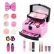 Kids Makeup Kit, Little Girls Play Makeup Toy Carrying Case, Dress Up Toy Makeup, Learning Education Toy Home Kindergarten Party Favors Early Learning Center Classroom Rewards Makeup Kit Kids Washable