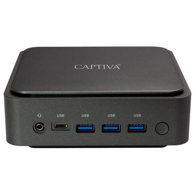CAPTIVA Mini-PC "Mini PC Power Starter I76-545" Computer Gr. Microsoft Windows 11 Pro (64 Bit), 8 GB RAM 1000 GB SSD, schwarz Mini PC