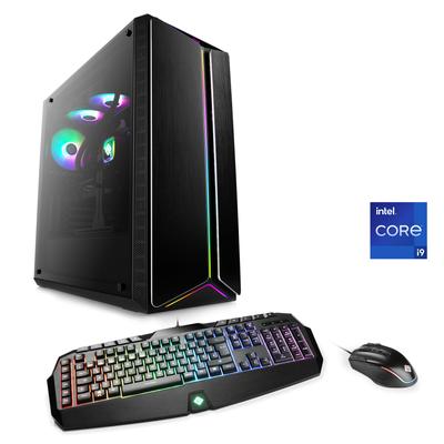 CSL Gaming-PC "Aqueon C99392 Extreme Edition" Computer Gr. Microsoft Windows 11 Home (64 Bit), 64 GB RAM 4000 GB SSD, schwarz Gaming PCs