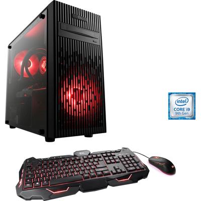 CSL Gaming-PC "HydroX T9189" Computer Gr. Microsoft Windows 10 Home (64 Bit), 16 GB RAM 500 GB SSD, schwarz Gaming PCs