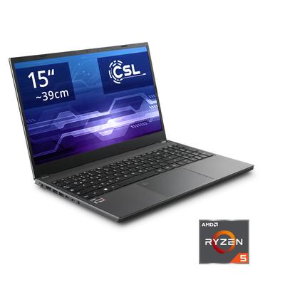 CSL Notebook "R'Evolve C15 5500U/16GB/4000GB/Windows 11 Home" Notebooks Gr. 4000 GB SSD, silberfarben (silber) 15" Notebook