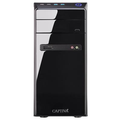 CAPTIVA Business-PC "Power Starter R65-473" Computer Gr. ohne Betriebssystem, 8 GB RAM 500 GB SSD, schwarz