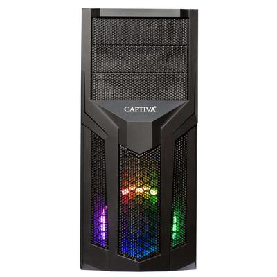 CAPTIVA Gaming-PC "Advanced Gaming I80-533", schwarz, ohne Betriebssystem, 16 GB RAM 500 GB SSD, Computer