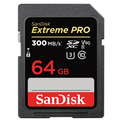 SANDISK Speicherkarte "Extreme Pro" Speicherkarten Gr. 64 GB, schwarz Speicherkarten