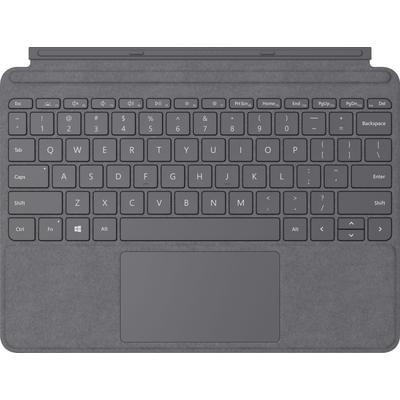 MICROSOFT Tastatur "Surface Go Signature Type Cover" Tastaturen grau (platin grau) Tastaturen
