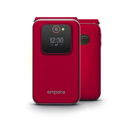 EMPORIA Smartphone "JOY V228-2G" Mobiltelefone rot