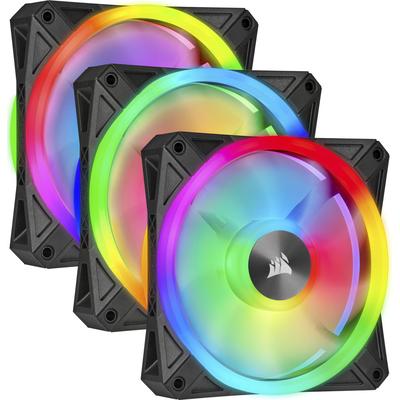 CORSAIR Gehäuselüfter "iCUE QL120 RGB" Computer-Kühler schwarz Weitere PC-Komponenten