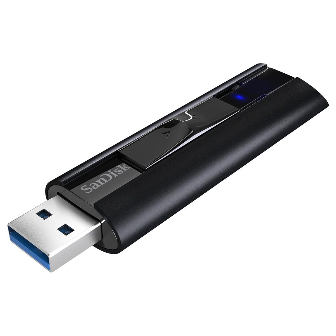 SANDISK USB-Stick "Cruzer Extreme Pro, USB 3.2, 420MB/s", schwarz, 1000 GB, USB-Sticks Image