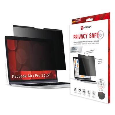 DISPLEX Displayschutzfolie "Privacy Safe - MacBook Air/Pro 13,3" Displayfolien schwarz Zubehör für Handys Smartphones
