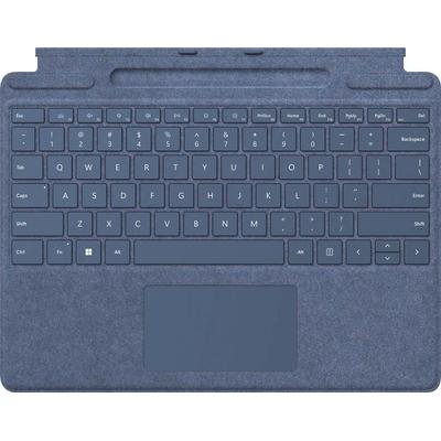 MICROSOFT Tastatur mit Touchpad "Surface Pro Signature" Tastaturen blau (saphir)